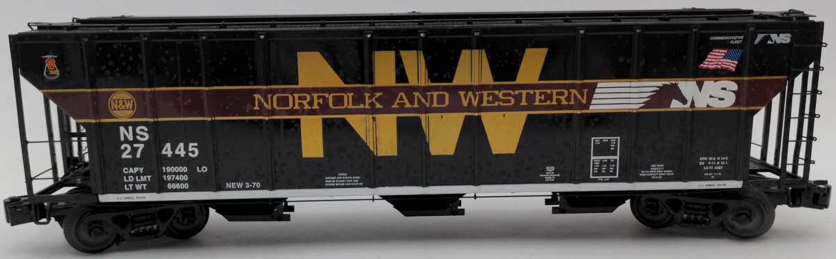 Lionel 6-27445 N&W Heritage PS2 Covered Hopper EX/Box