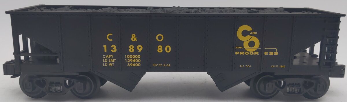 O Gauge Chesapeake & Ohio Hopper Car #138980 EX