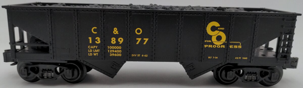 O Scale Chesapeake & Ohio Hopper Car #138977 EX