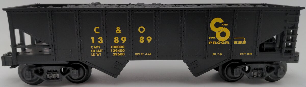 O Gauge Chesapeake & Ohio Hopper Car #138989 EX