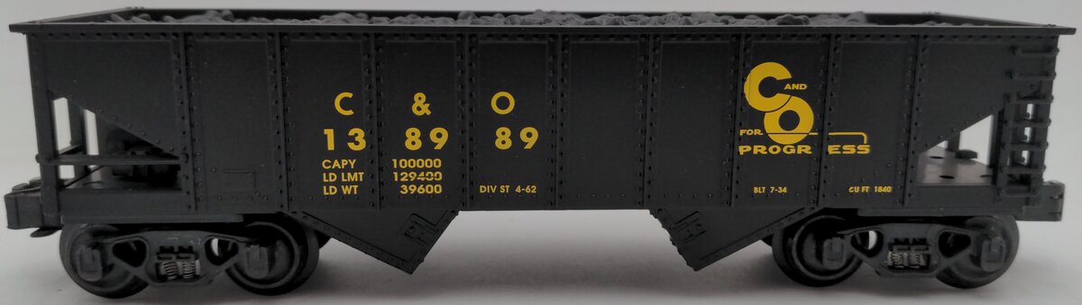 O Gauge Chesapeake & Ohio Hopper Car #138989 EX