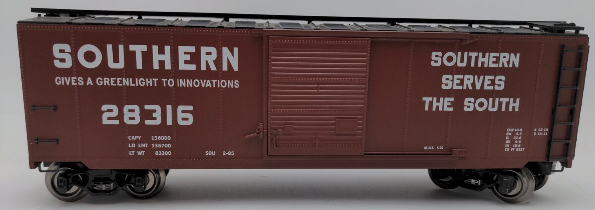K-Line K765-2011 O Gauge Southern Boxcar #28316
