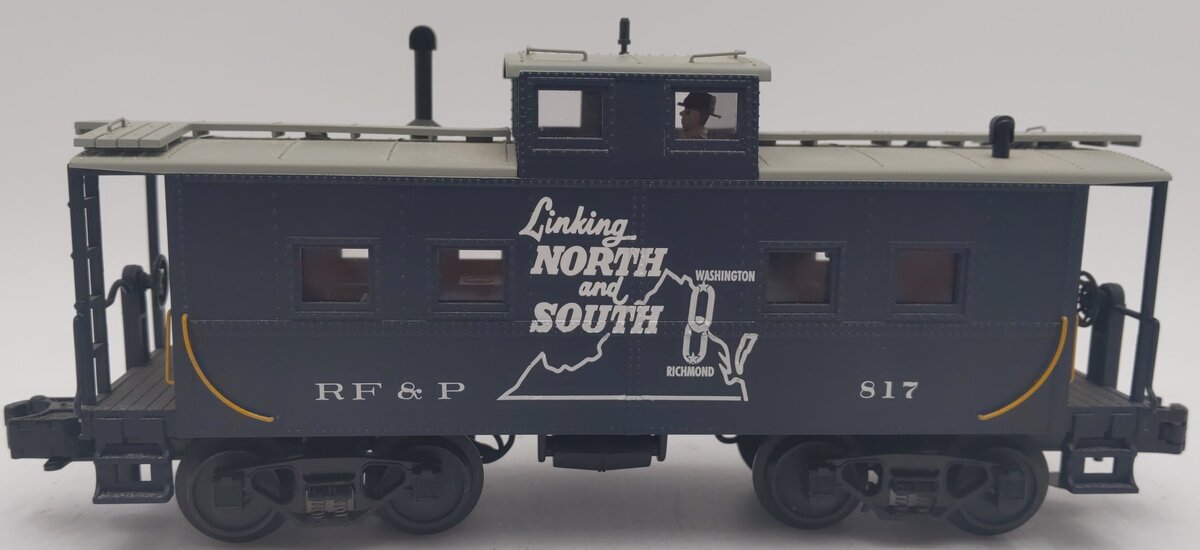 MTH  30-77117 O Gauge Richmond, Fredericksburg & Potomac Steel Caboose EX