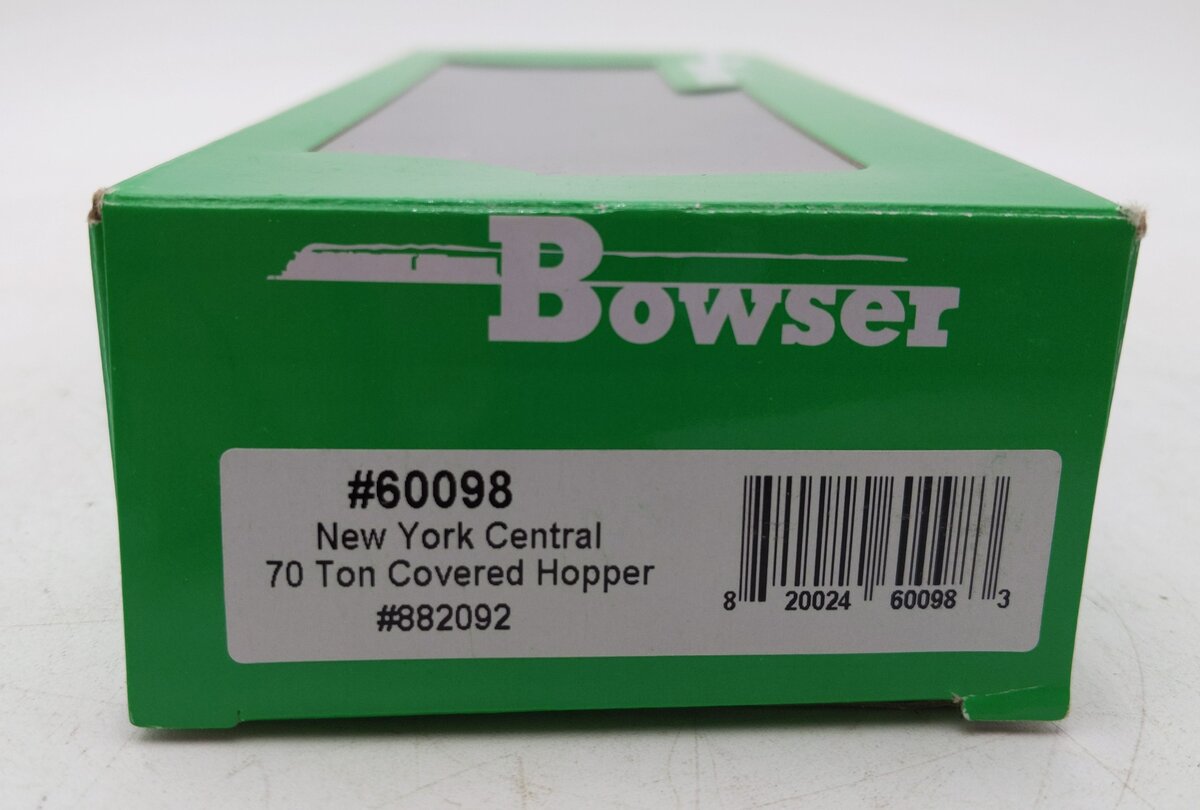 Bowser 60098 HO New York Central 70-Ton 2-Bay Covered Hopper Kit #882092 LN/Box