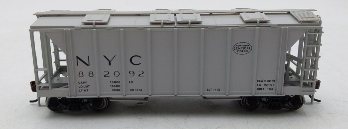 Bowser 60098 HO New York Central 70-Ton 2-Bay Covered Hopper Kit #882092 LN/Box
