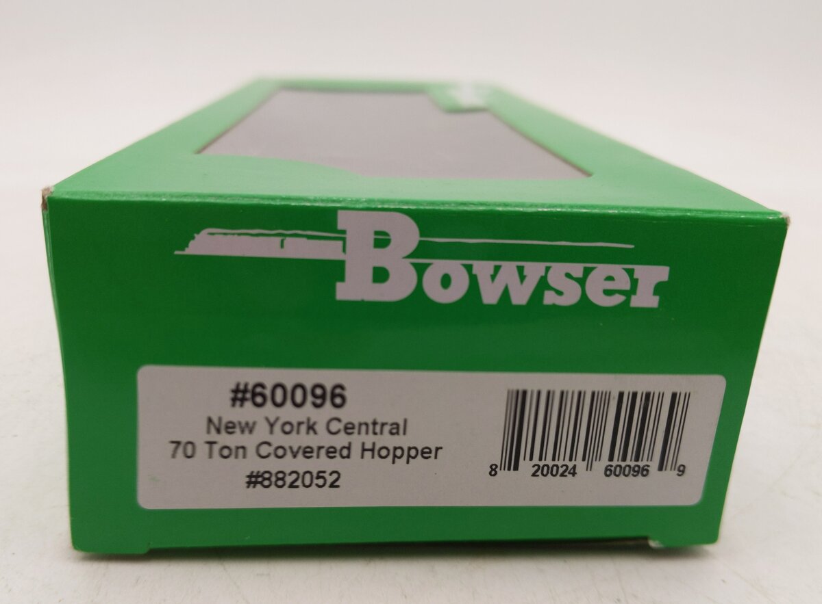 Bowser 60096 HO New York Central 70-Ton 2-Bay Covered Hopper Kit #882052 LN/Box
