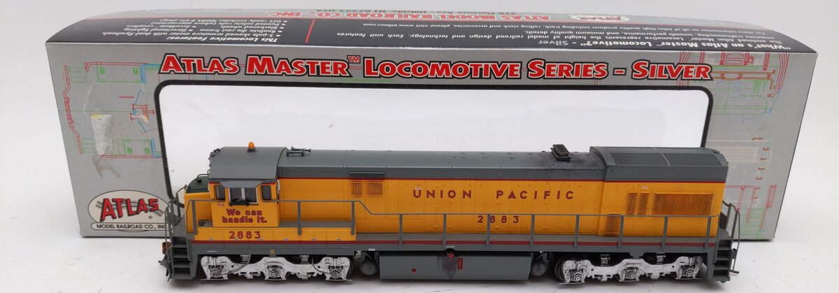 Atlas 7322 HO Scale Union Pacific GE U30C Diesel Locomotive (Weathered) #2883/Box