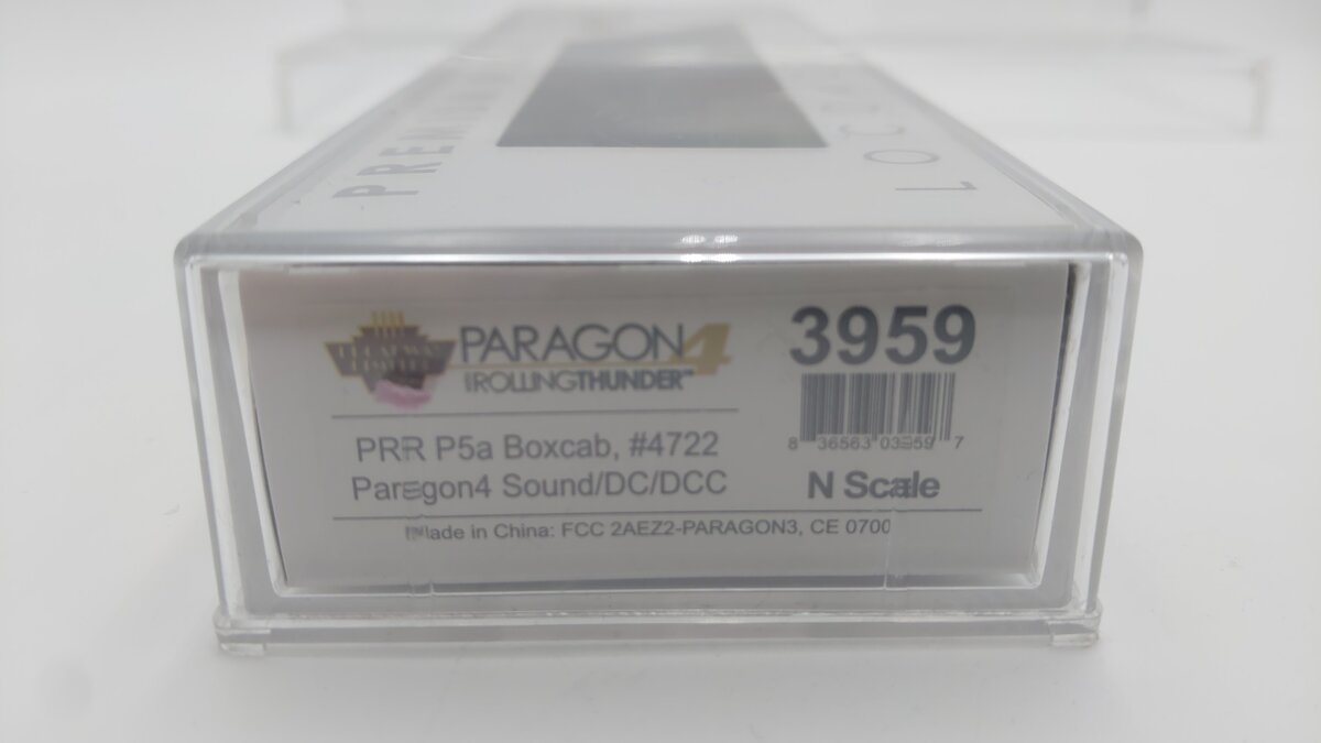 Broadway Limited 3959 N PRR P5a Boxcab Freight Type with Sound/DC/DCC #4722 EX/Box