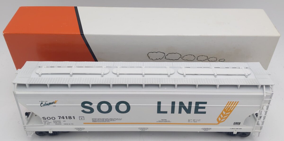 Pacific Rail 4650 S Scale SOO Line ACF Center Flow Hopper Kit #74181 - Assembled EX/Box