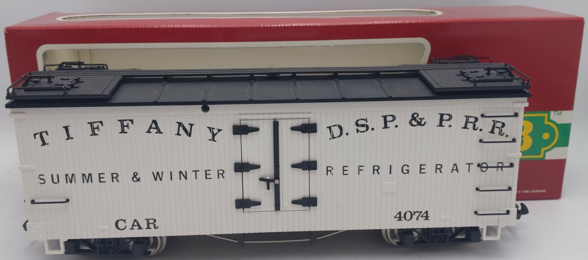 LGB 4074-B02 G Scale Tiffany Reefer Car EX/Box