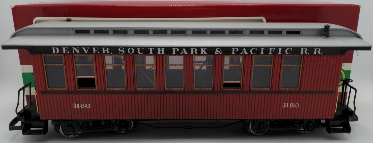 LGB 3180 G Denver South Park & Pacific Passenger Car #3180 VG/Box