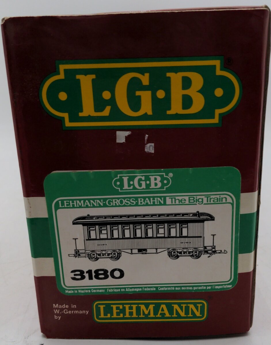 LGB 3180 G Denver South Park & Pacific Passenger Car #3180 VG/Box