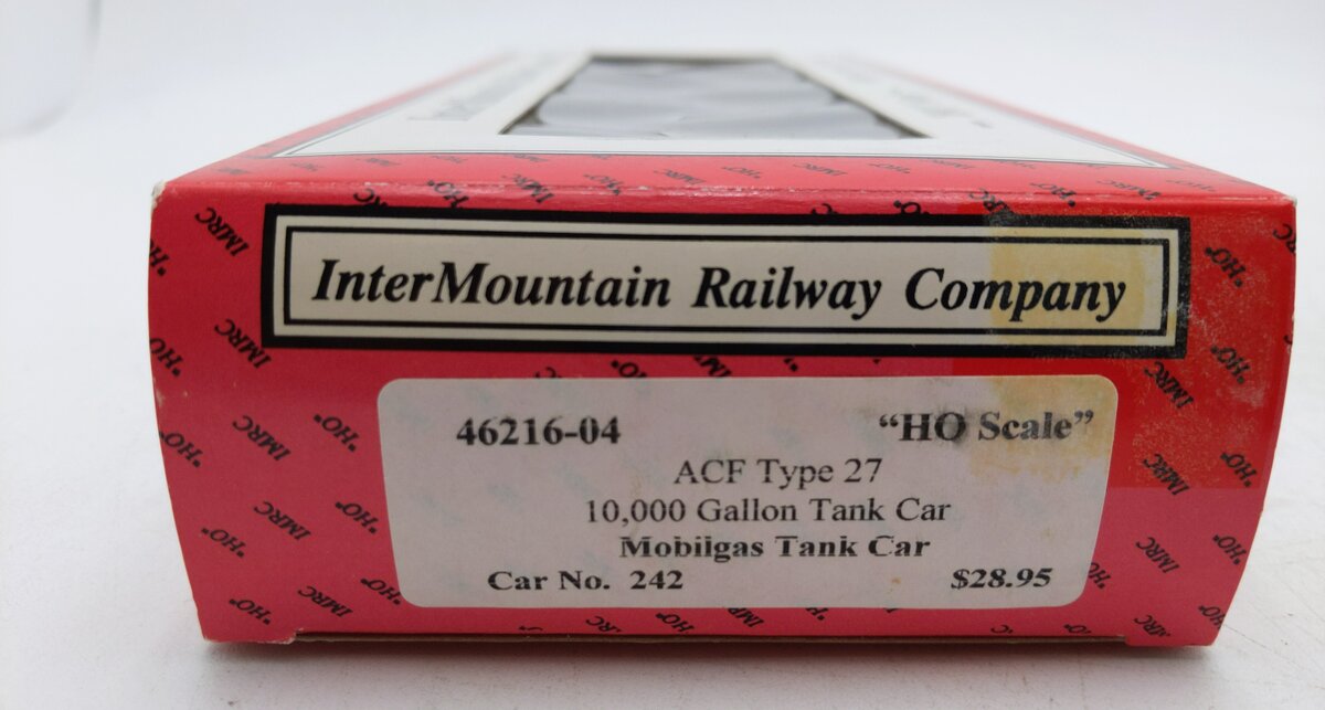 InterMountain 46216-04 HO Mobilgas 10K Tank Car #242 LN/Box