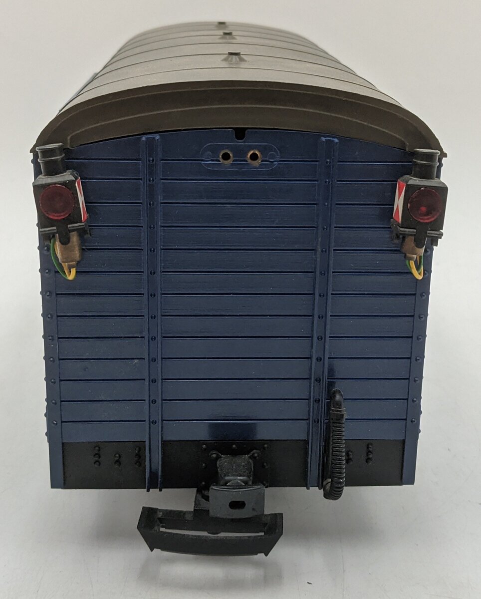 LGB 1985 G Scale Blue Postal Car (Metal Wheels) EX/Box