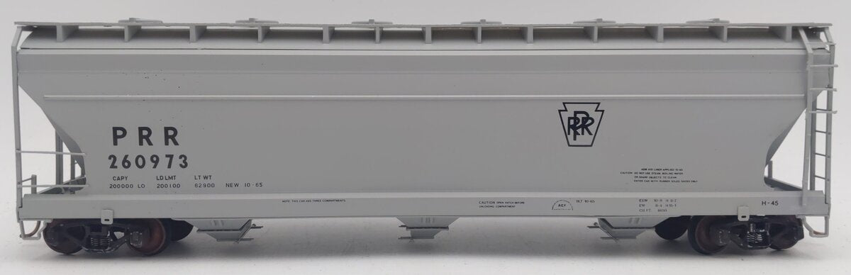 Pacific Rail 4650 S Scale PRR Center Flow Covered Hopper Kit #260973 - Assembled EX/Box