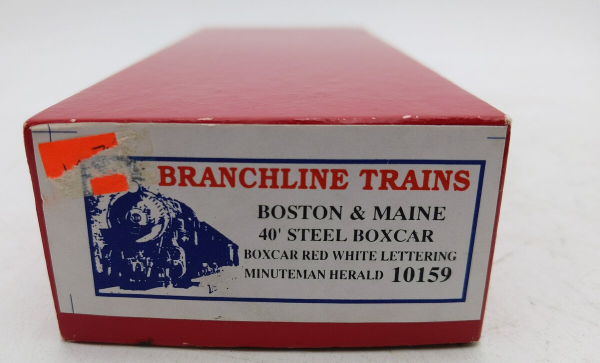 Branchline Trains 10159 HO B&M Central 50' Single Door Boxcar 73105 LN/Box