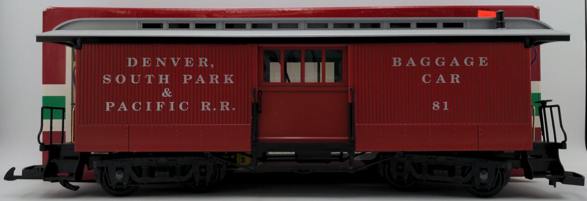LGB 32840 Denver, South Park and Pacific Baggage Car EX/Box