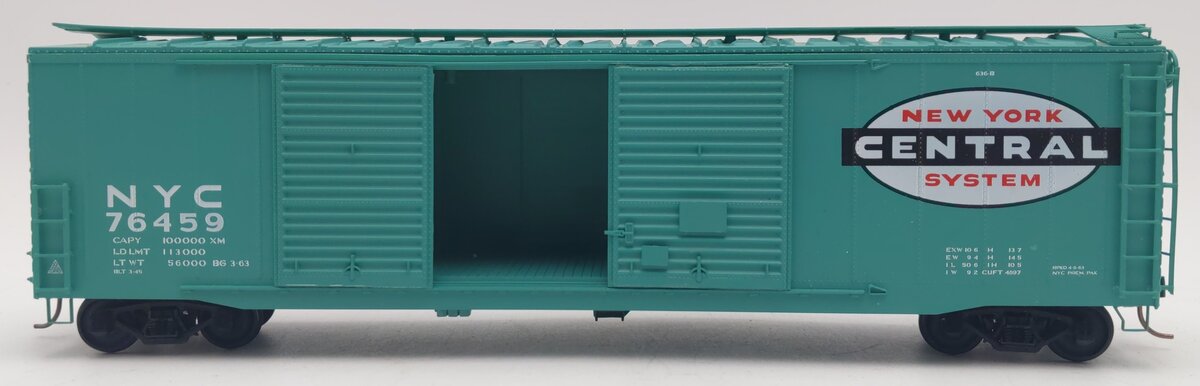 Pacific Rail B-551 S-Scale New York Central DBL SLDG DR Boxcar Kit #76459 EX/Box