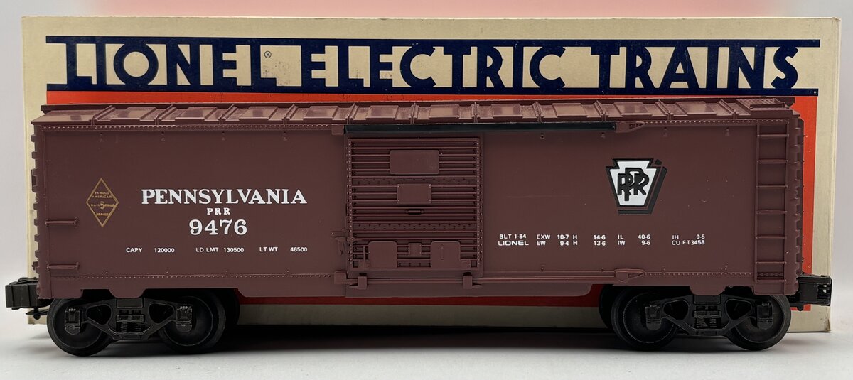 Lionel 6-9476 O Gauge Pennsylvania Railroad Single Door Boxcar #9476 EX/Box