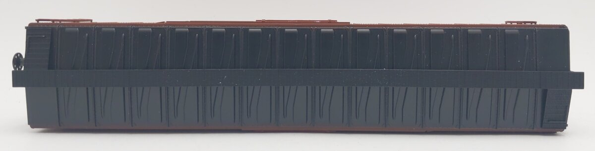 Pacific Rail S-Scale Tidewater Southern 50' SGL DR Pacific Gold Boxcar Kit #522 VG/Box
