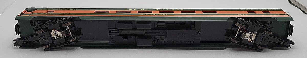 K-Line K4633-41373 O Gauge GN "Santiam Pass" 21" Aluminum Sleeper Car #1373 EX