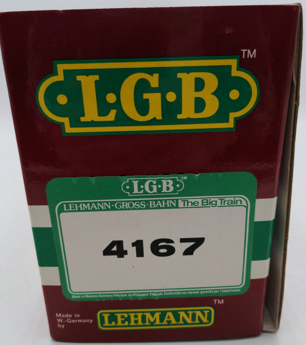 LGB 4167 G Scale White Pass & Yukon Wood Boxcar EX/Box