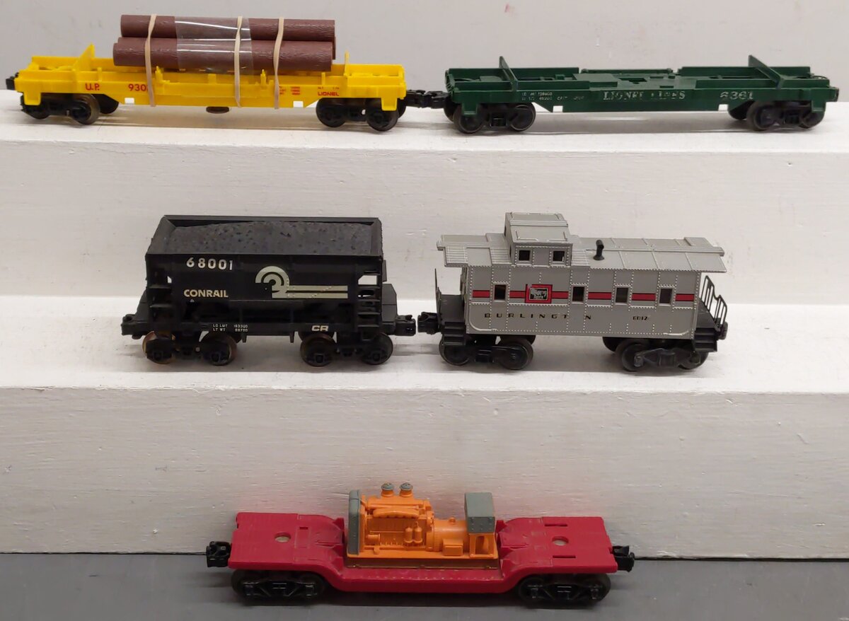 Lionel & K-Line O Gauge Assorted Freight Cars [5] VG