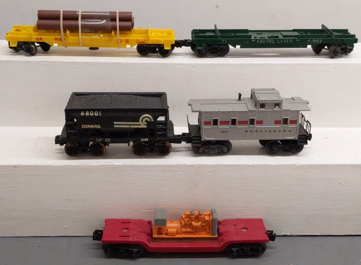 Lionel & K-Line O Gauge Assorted Freight Cars [5] VG
