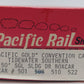 Pacific Rail S-Scale Tidewater Southern 50' SGL DR Pacific Gold Boxcar Kit #508 VG/Box