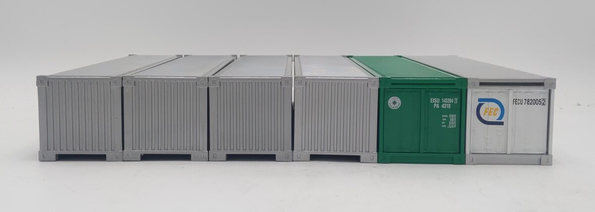 MDK, Inc. O Scale Shipping Containers [6] EX