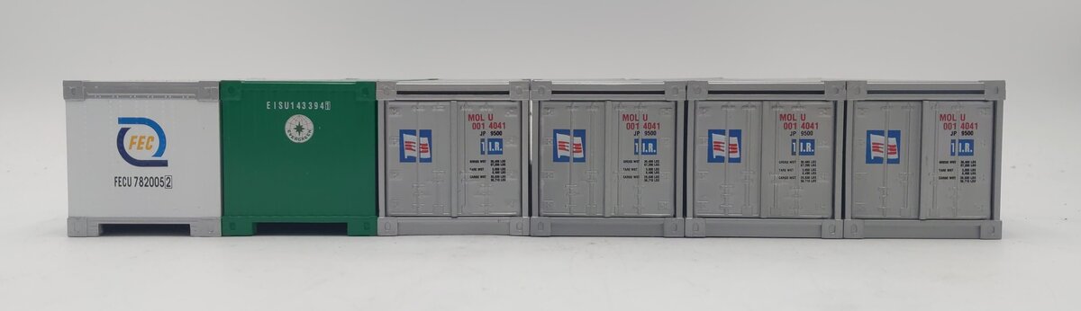 MDK, Inc. O Scale Shipping Containers [6] EX