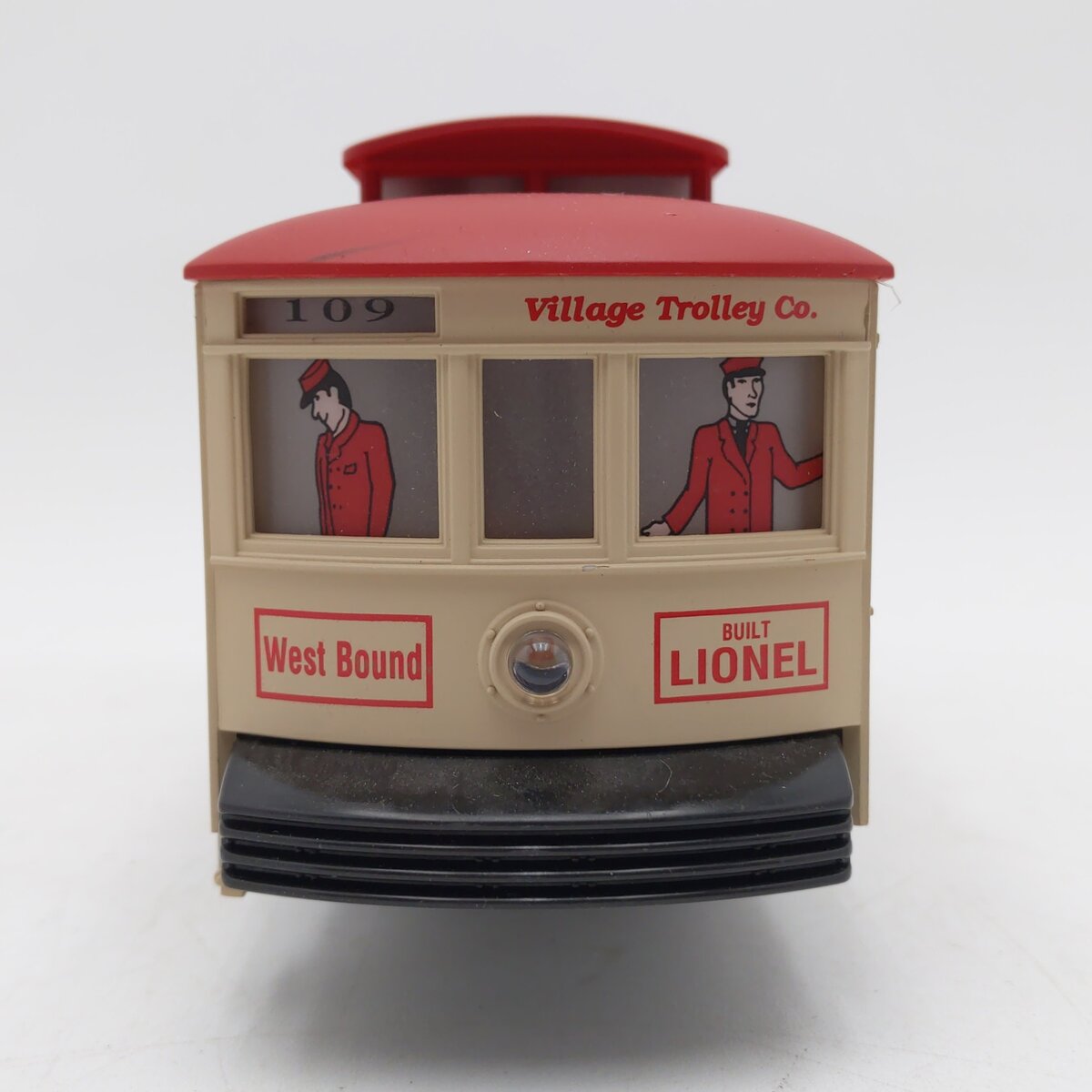 Lionel 6-11809 The Village Trolley Christmas Trolley EX