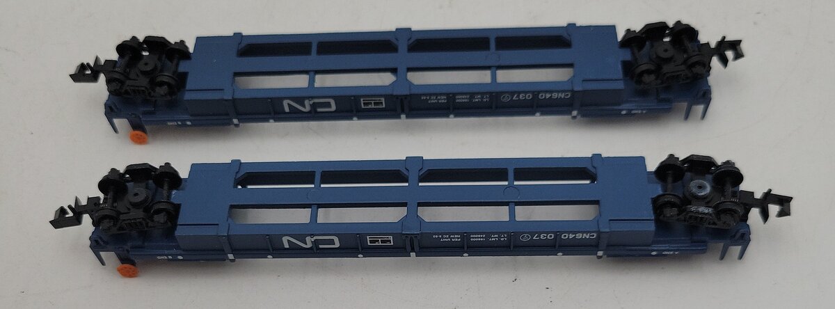Walthers 932-8055 N Scale CN Double Stack 2-Car Set LN/Box