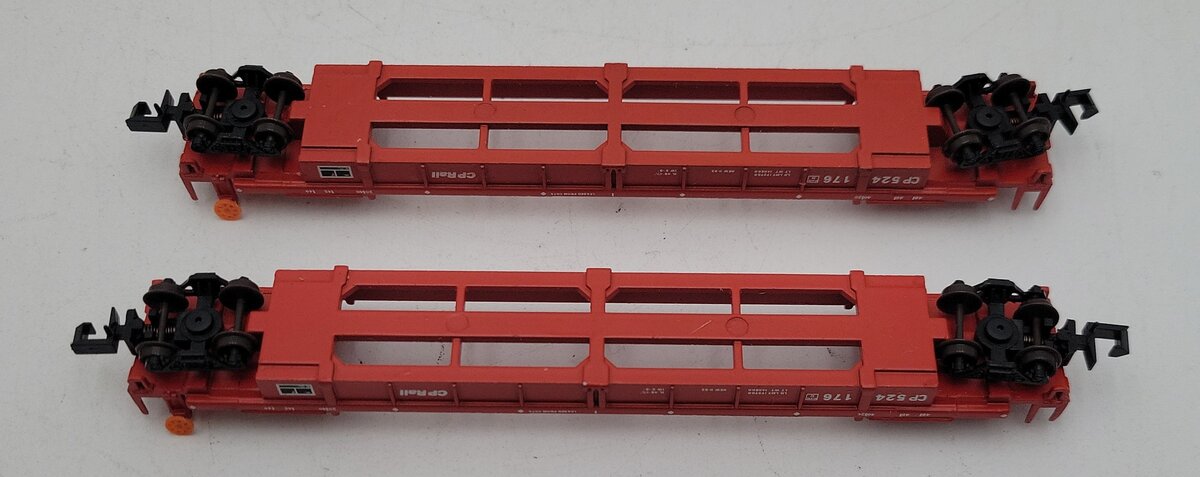 Walthers 932-8056 N CP Double Stack Car #524176 (Set of 2) LN/Box