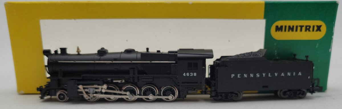 Minitrix 2072 Pennsylvania 2-10-0 Decapod w/Tender EX/Box