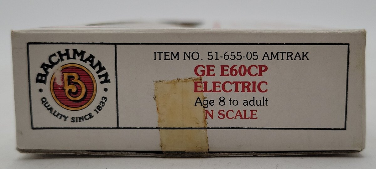 Bachmann 51-655-05 N Scale Amtrak GE E60CP Electric Locomotive #951 LN/Box
