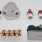 Dept 56 Resin And Ceramic Accessories #54763,4038872,4025465,5139-0 [4] EX/Box