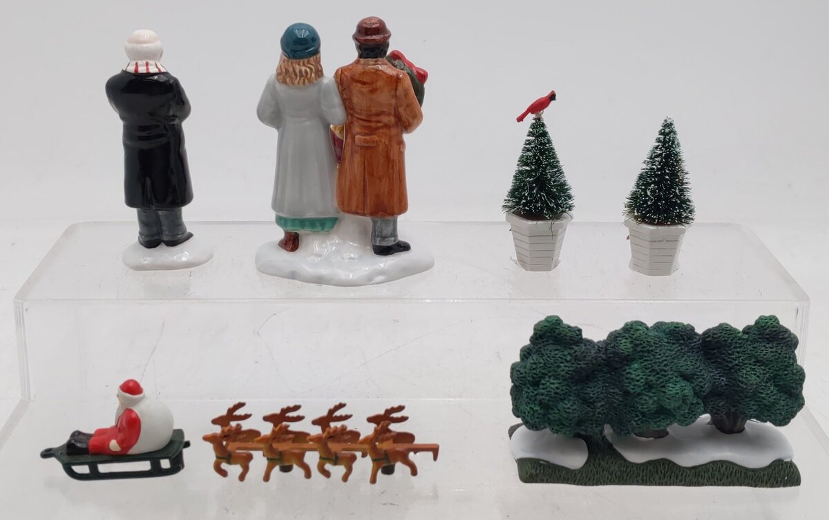 Dept 56 Resin And Ceramic Accessories #54763,4038872,4025465,5139-0 [4] EX/Box
