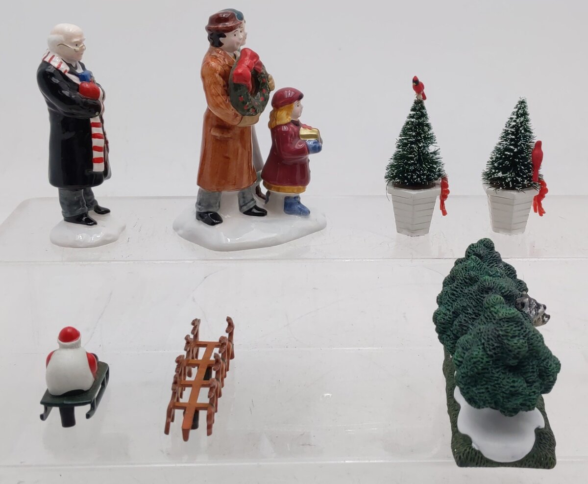 Dept 56 Resin And Ceramic Accessories #54763,4038872,4025465,5139-0 [4] EX/Box
