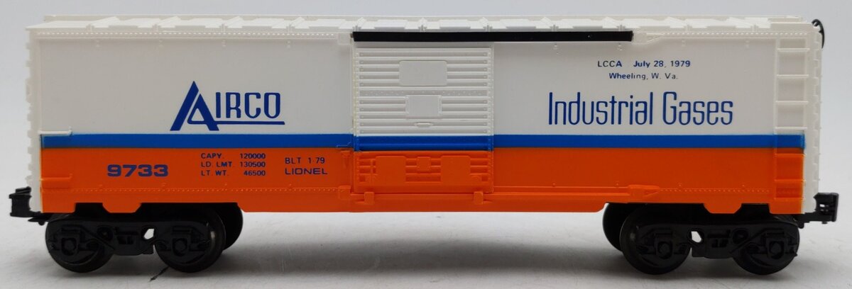 Lionel 6-9733 O Gauge Airco LCCA Boxcar with Tank EX