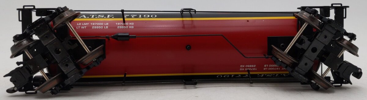 K-Line K6332-10511 O Gauge Santa Fe Warbonnet Aluminium Tank Car #77190 EX/Box