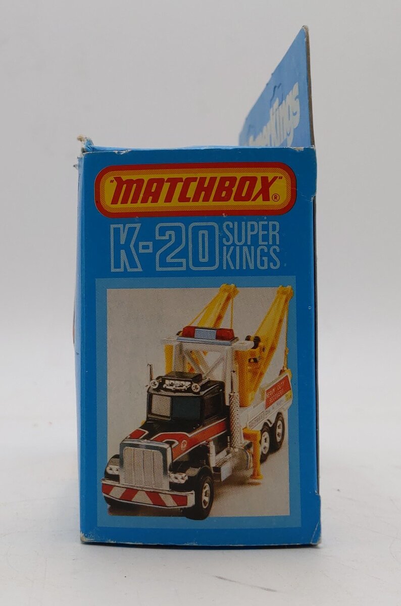 Matchbox K-20 1:43 Super Kings Peterbilt Heavy Duty Day & Night Wreck Truck EX/Box