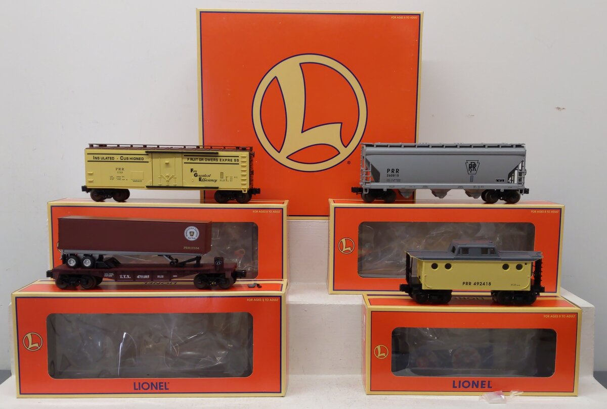 Lionel 6-21751 O Gauge Pennsylvania Rolling Stock (Set of 4) EX/Box