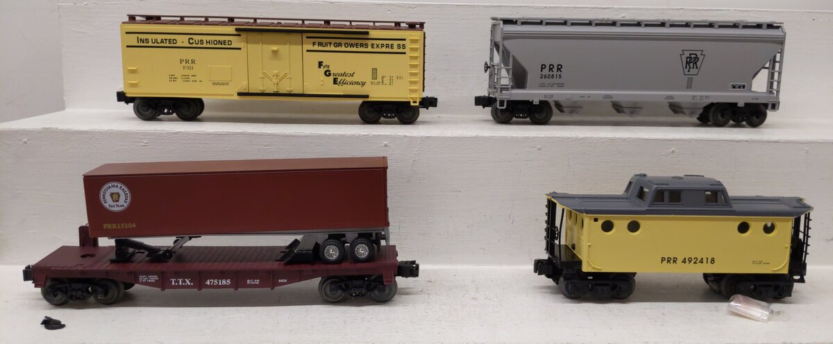 Lionel 6-21751 O Gauge Pennsylvania Rolling Stock (Set of 4) EX/Box