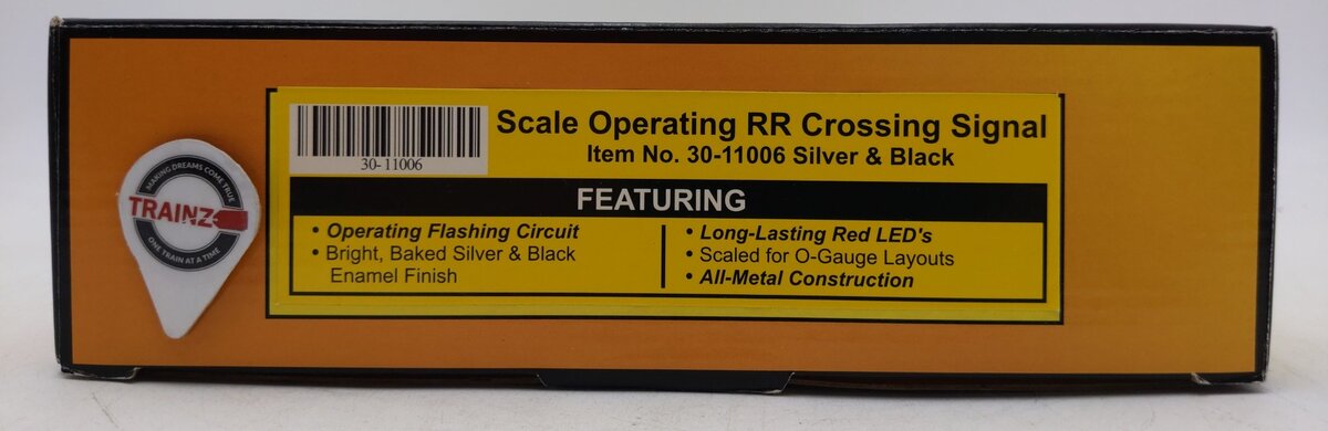 MTH 30-11006 O Gauge Modern Operating RR Crossing Signal EX/Box