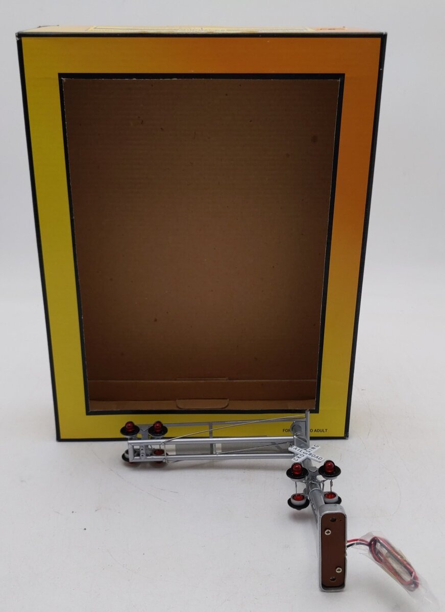 MTH 30-11006 O Gauge Modern Operating RR Crossing Signal EX/Box