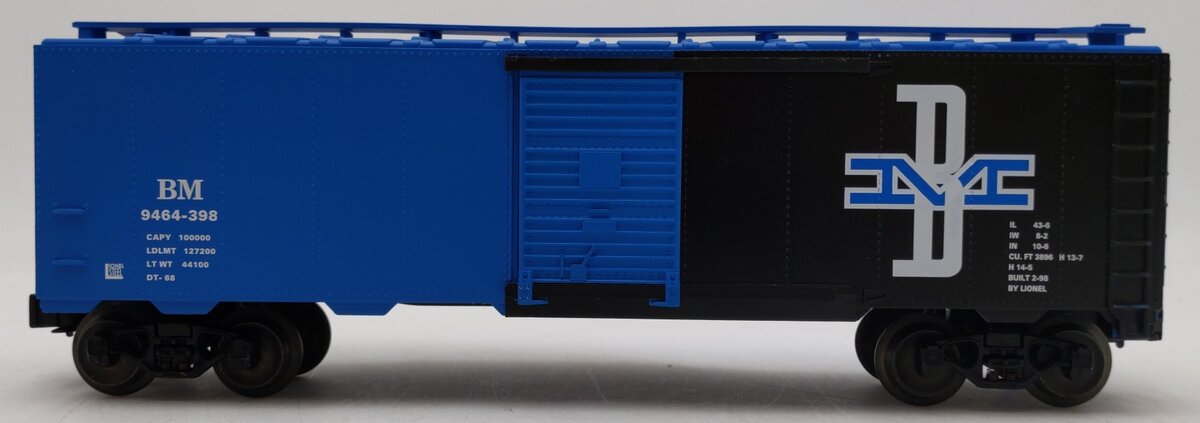 Lionel 6-17235 O Gauge Boston & Maine Boxcar #9464-398 LN/Box