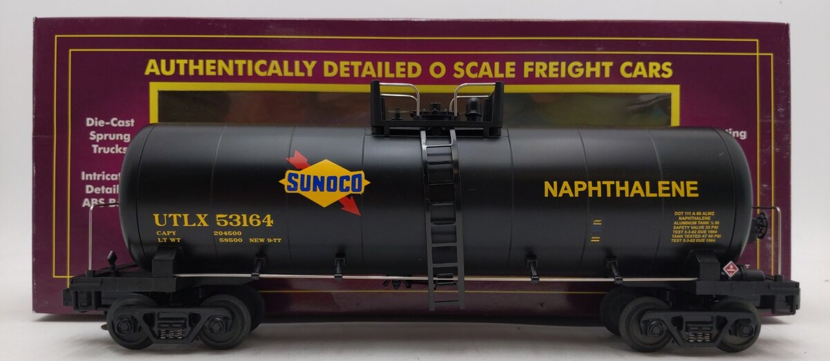 MTH 20-96034 O Gauge Sunoco Tank Car #53164 EX/Box