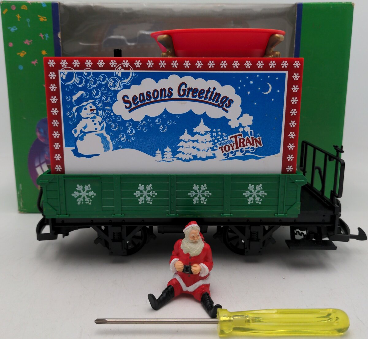 LGB 94615 G Scale Seasons Greetings Bubbles Toy Train EX/Box