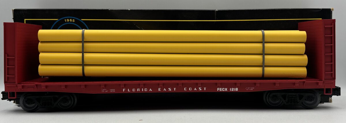 Weaver 1218 Florida East Coast Bulkhead Flatcar LN/Box